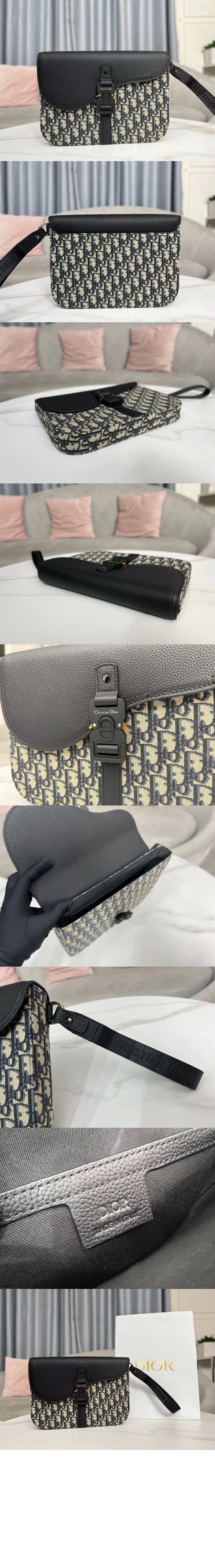 디올 새들 A5 파우치 2ADCA