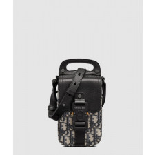 디올 새들 스트랩 버티컬 파우치 2ADCA