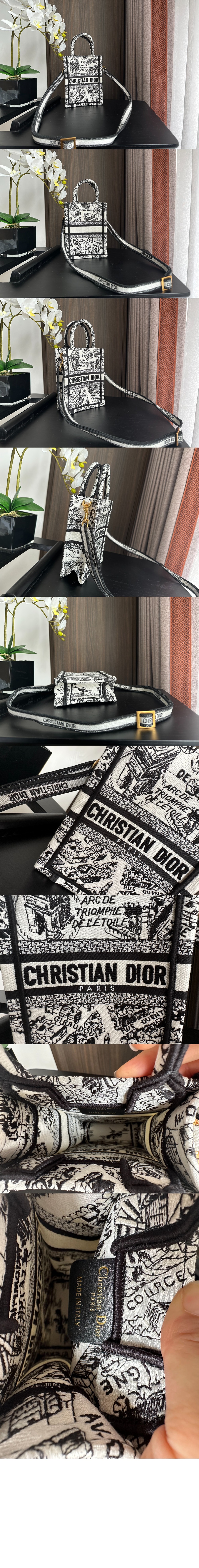 디올 북 토트 휴대폰백 미니 S5555