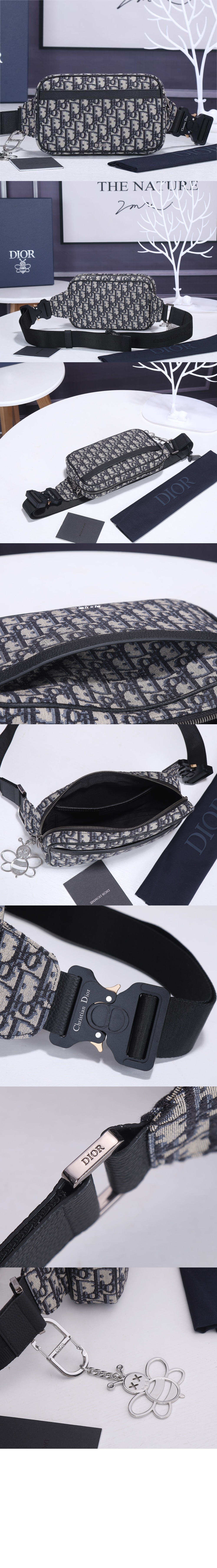 디올 오블리크 벨트백 1ESBO