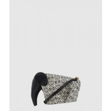 로에베 코끼리 엘리펀트 백 - 카프스킨 & 애너그램 자카드