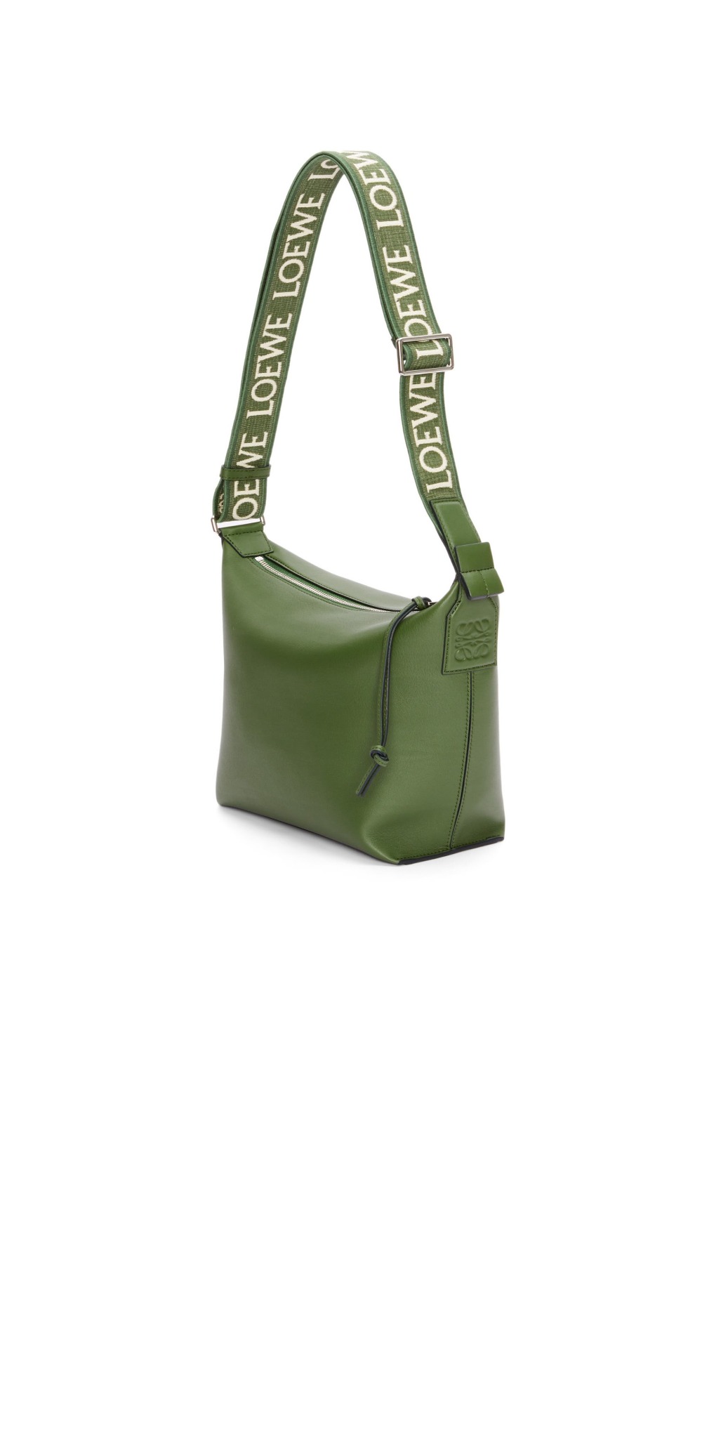 로에베 스몰 큐비 크로스 백 - 유연한 스무스 카프스킨 & 자카드