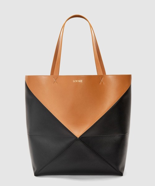 로에베 라지 퍼즐 폴드 토트 - 샤이니 카프스킨