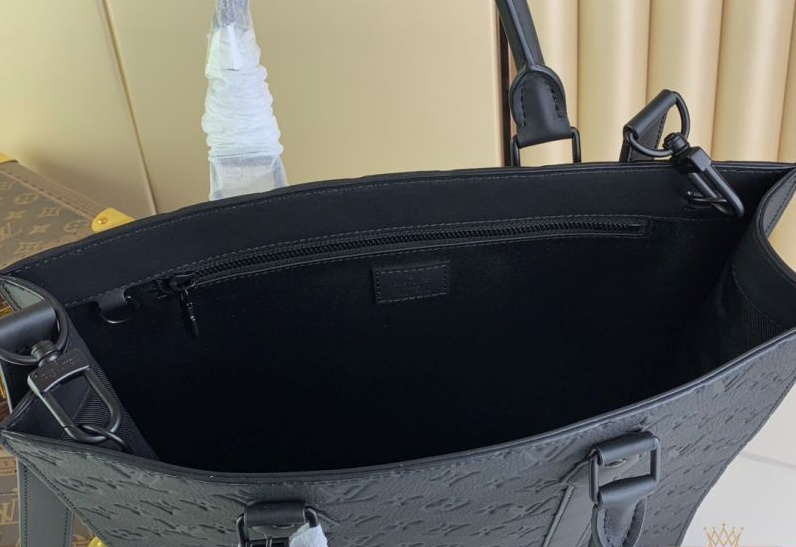 루이비통 블랙 모노그램 삭플라 토트 36.5cm x 38cm x 9cm