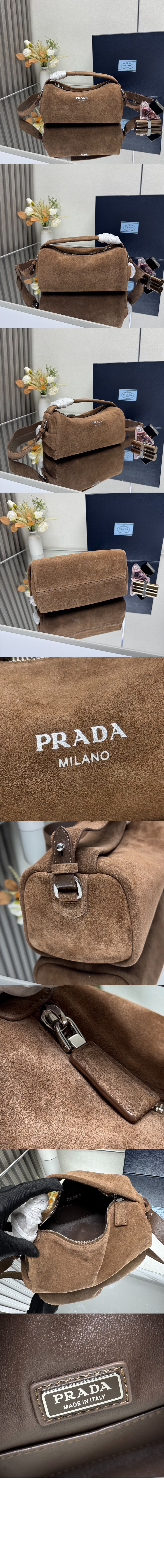 루이비통 스웨이드 가죽 숄더백 2VH188