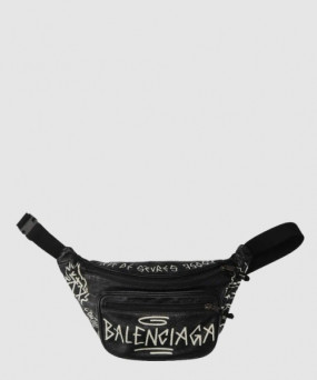 발렌시아가 그래피티 프린트 힙색 529550