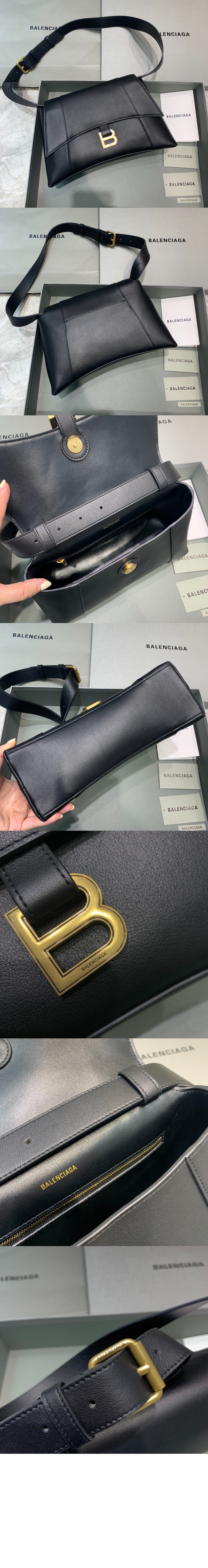 발렌시아가 다운타운 스몰 숄더백 671353