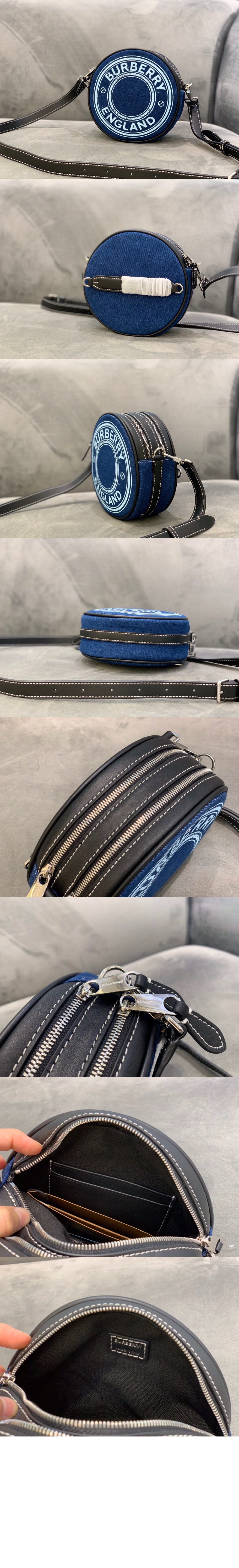 버버리 데님 숄더백 8039865
