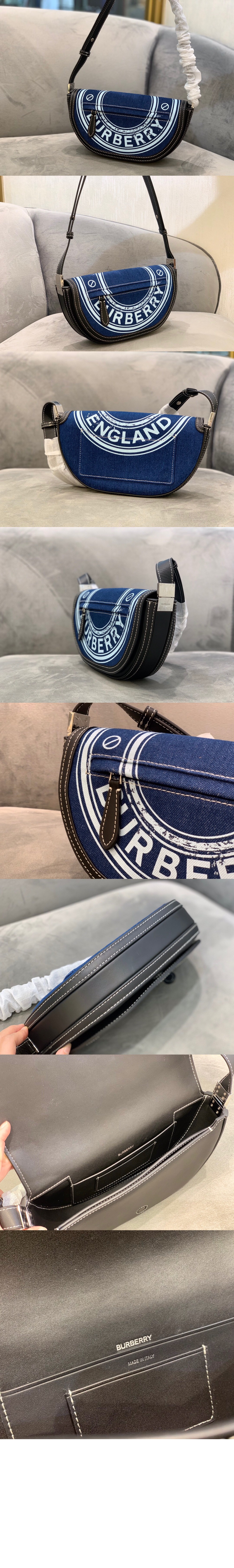 버버리 데님 겨드랑이 가방 8039751