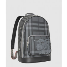 버버리 런던 체크 배색 가죽 백팩 80051611