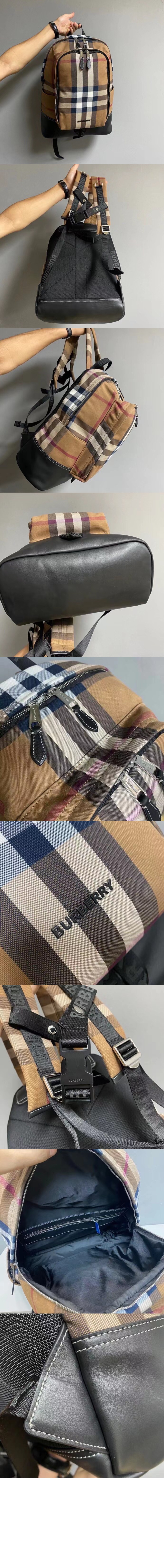 버버리 체크 백팩 80416721