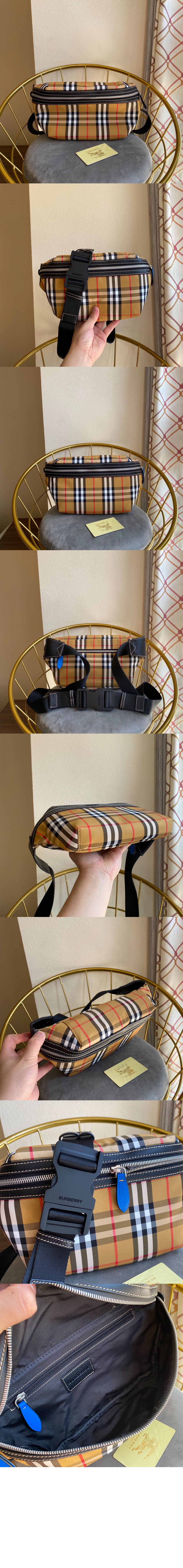 버버리 체크 벨트크로스백 8005521