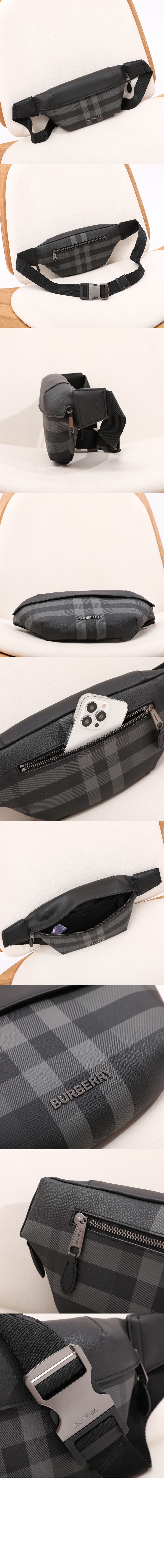 버버리 체크 쏘니 범백 80528741