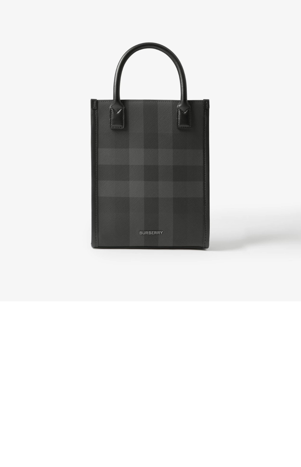 버버리 체크 레더 미니백 80684671