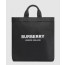 버버리 로고 프린트 나일론 토트백 블랙 80262331