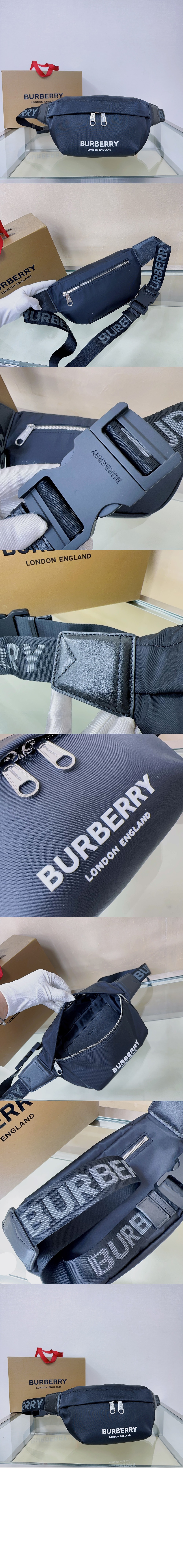 버버리 소니 로고 힙색 8049095