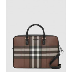버버리 체크 레더 브리프케이스 80527721