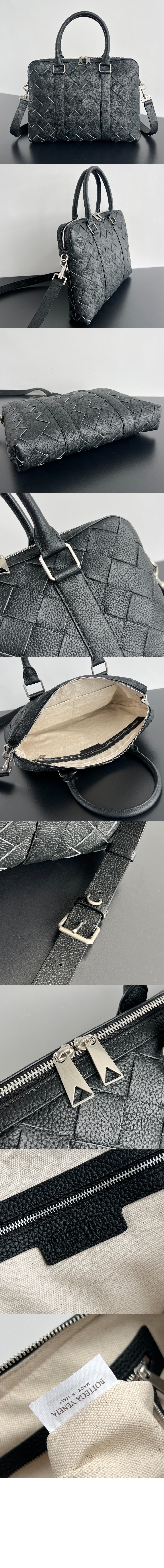 보테가베네타 슬림 인트레치아토 브리프케이스 799765