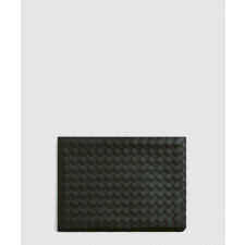 보테가베네타 인트레치아토 하프 지퍼 파우치 607479