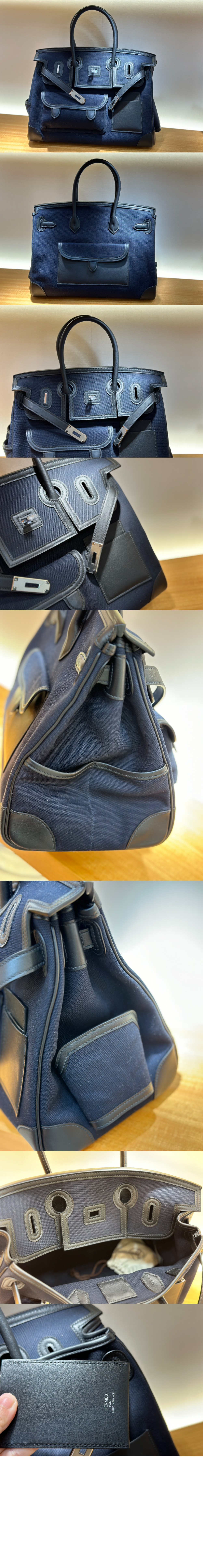 에르메스 캔버스 토트백