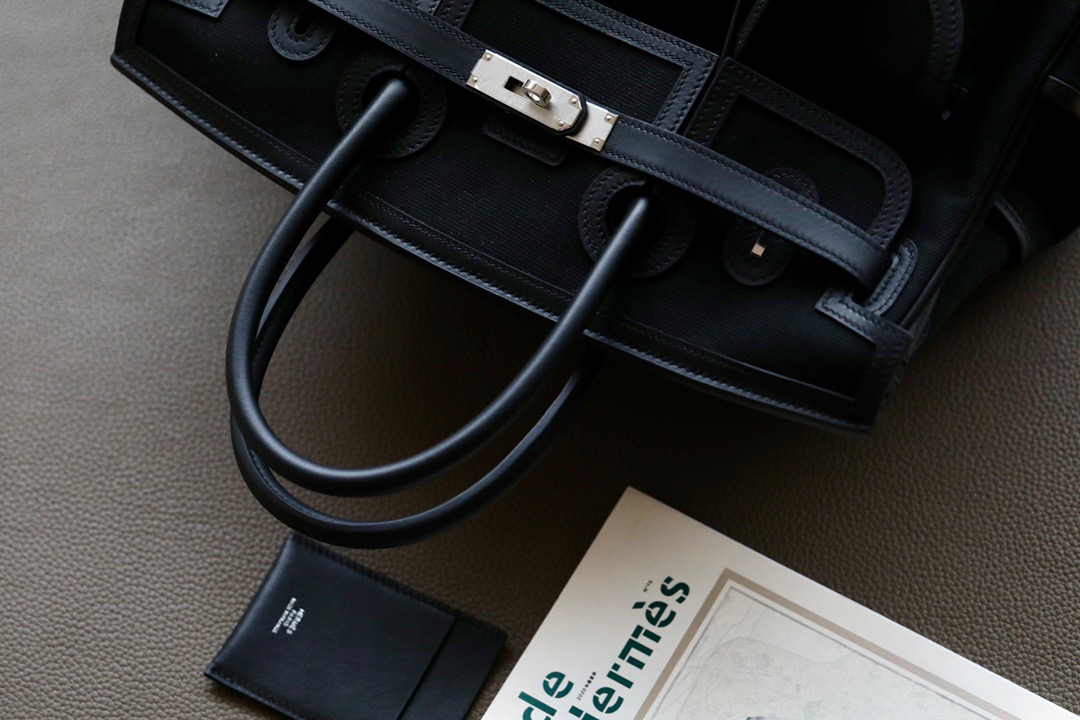 에르메스 버킨 카고35 백 올블랙 swift 올수공