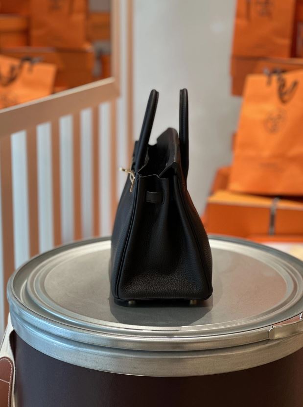 에르메스 버킨 25 블랙 금장