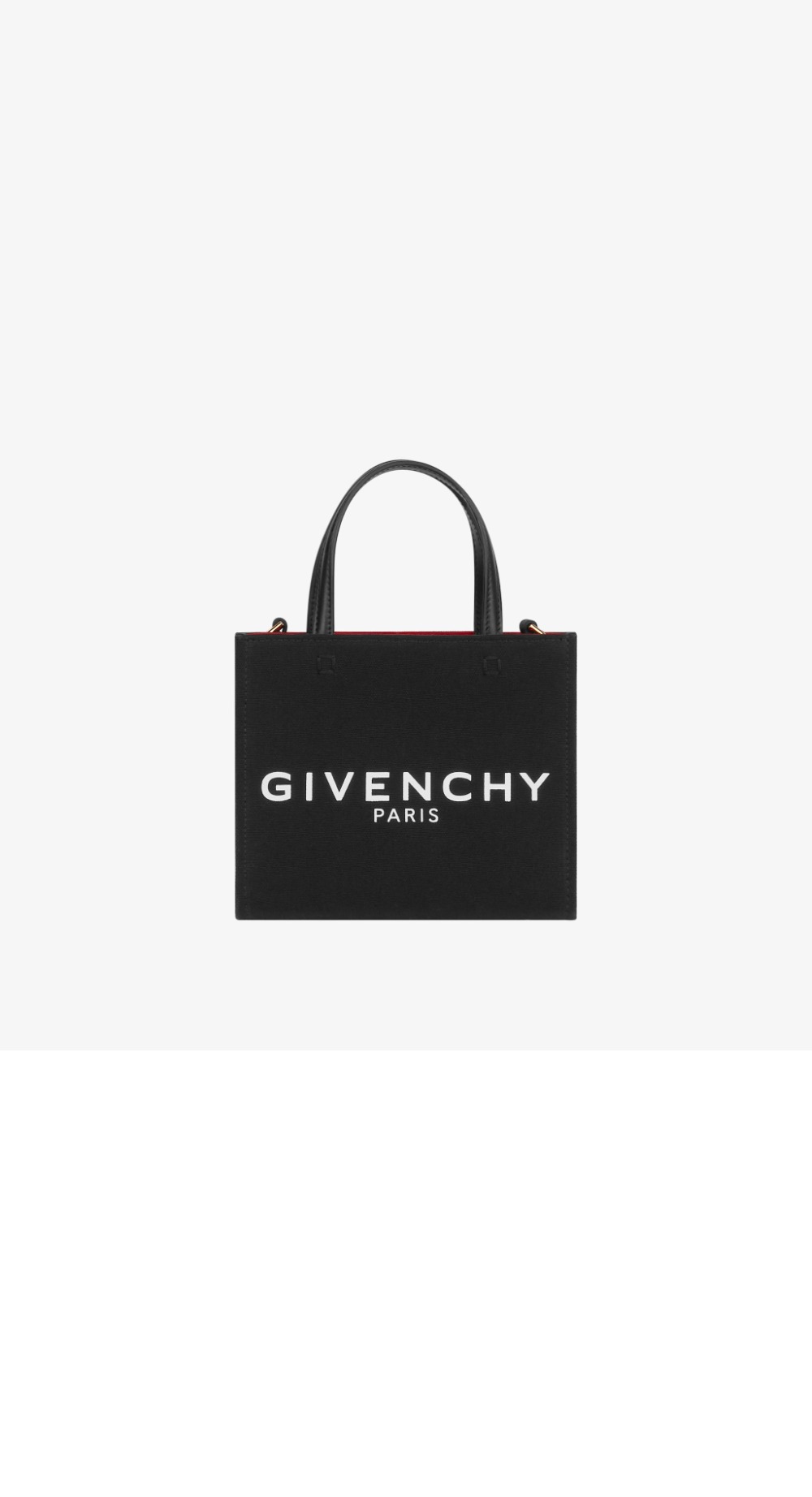 지방시 캔버스 미니 G 토트백