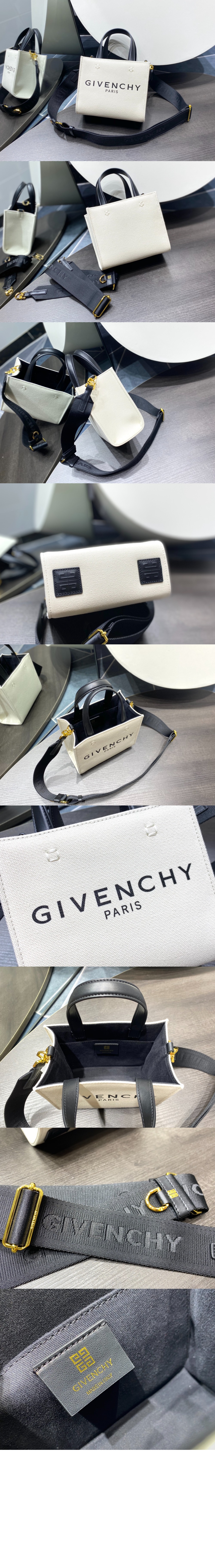 지방시 캔버스 미니 G 토트백