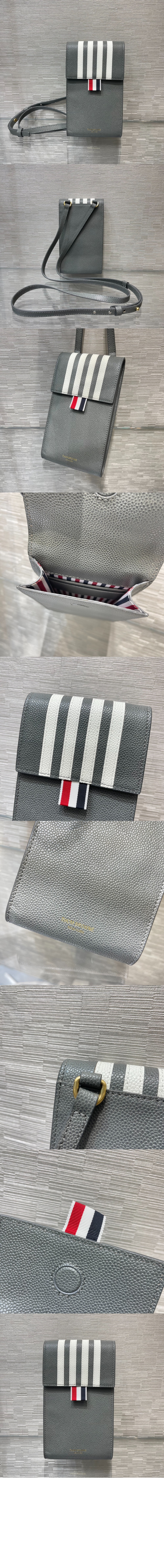 톰브라운 페블 폰 홀더백 MAC115