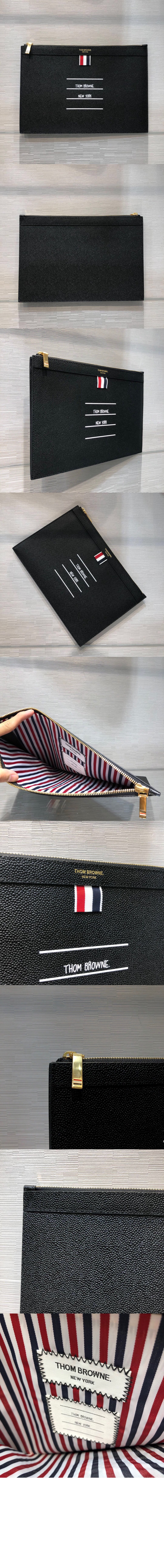 톰브라운 스몰 페이퍼 라벨 클러치 MAC094