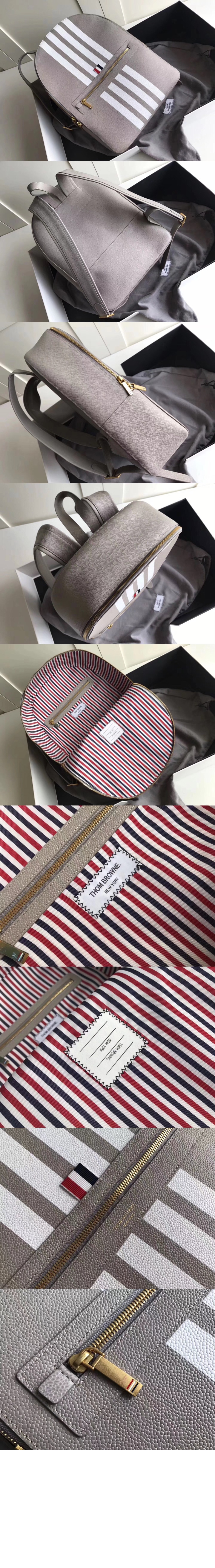 톰브라운 4-bar 페블 백팩 MAG099