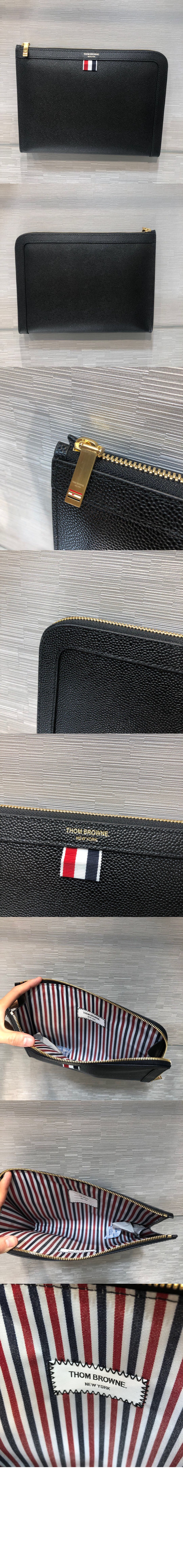 톰브라운 미듐 공문서 클러치 MAC074