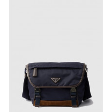 프라다 미디엄 리나일론 및 가죽 숄더백 2VD066