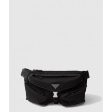 프라다 리나일론 및 가죽 숄더백 2VH175