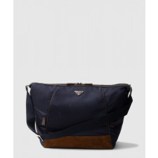 프라다 리나일론 및 가죽 숄더백 2VH180