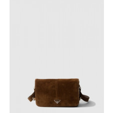 프라다 리나일론 & 레더 벨트백 2VH176