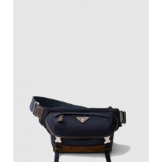 프라다 스몰 리나일론 및 가죽 숄더백 2VH171