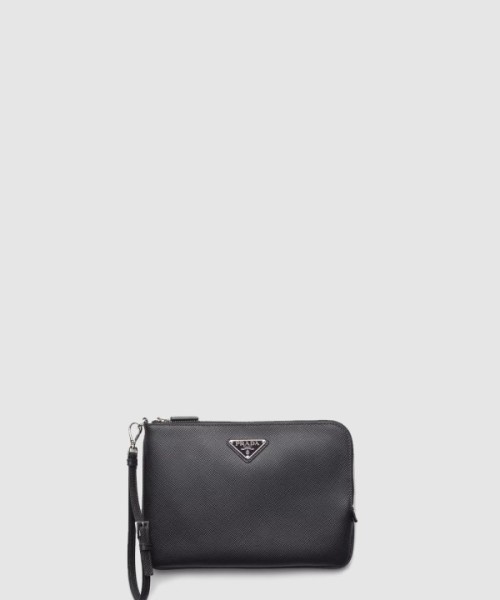 프라다 스몰 사피아노 가죽 파우치 2NH024