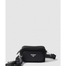 프라다 리나일론 및 사피아노 가죽 숄더백 2VH172