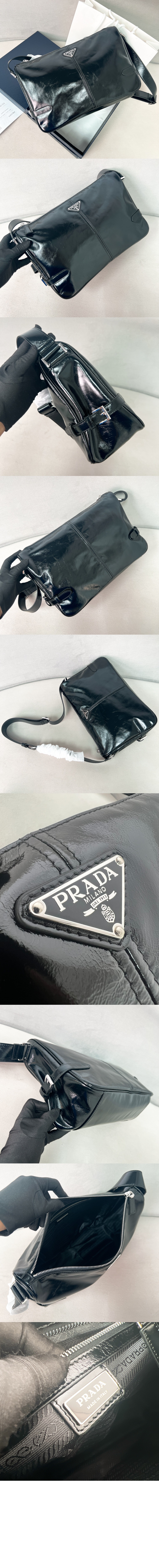 프라다 레더 숄더백 2VH187