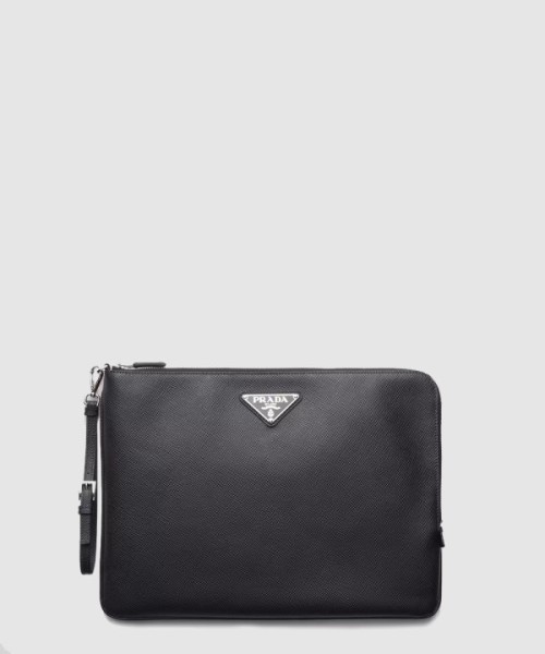 프라다 라지 사피아노 가죽 파우치 2NH023