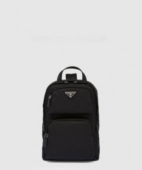 프라다 리나일론 및 사피아노 가죽 백팩 2VZ105