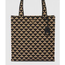 프라다 자수 패브릭 심볼백 2VG107