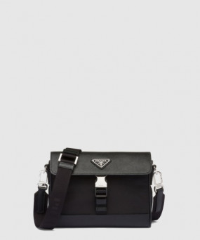 프라다 리나일론 및 사피아노 숄더백 2VD053