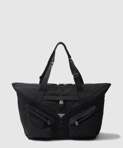 프라다 리나일론 및 가죽 트래블백 2VC040