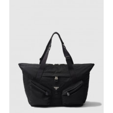 프라다 리나일론 및 가죽 트래블백 2VC040