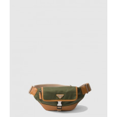 프라다 리나일론 및 가죽 숄더백 2VH176