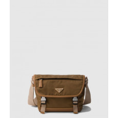 프라다 리나일론 및 가죽 숄더백 2VD066