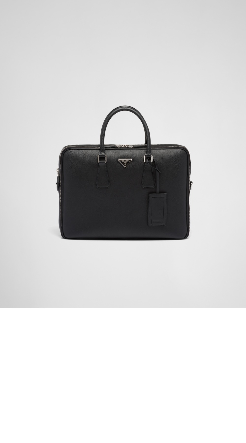 프라다 사피아노 가죽 브리프케이스 2VE022