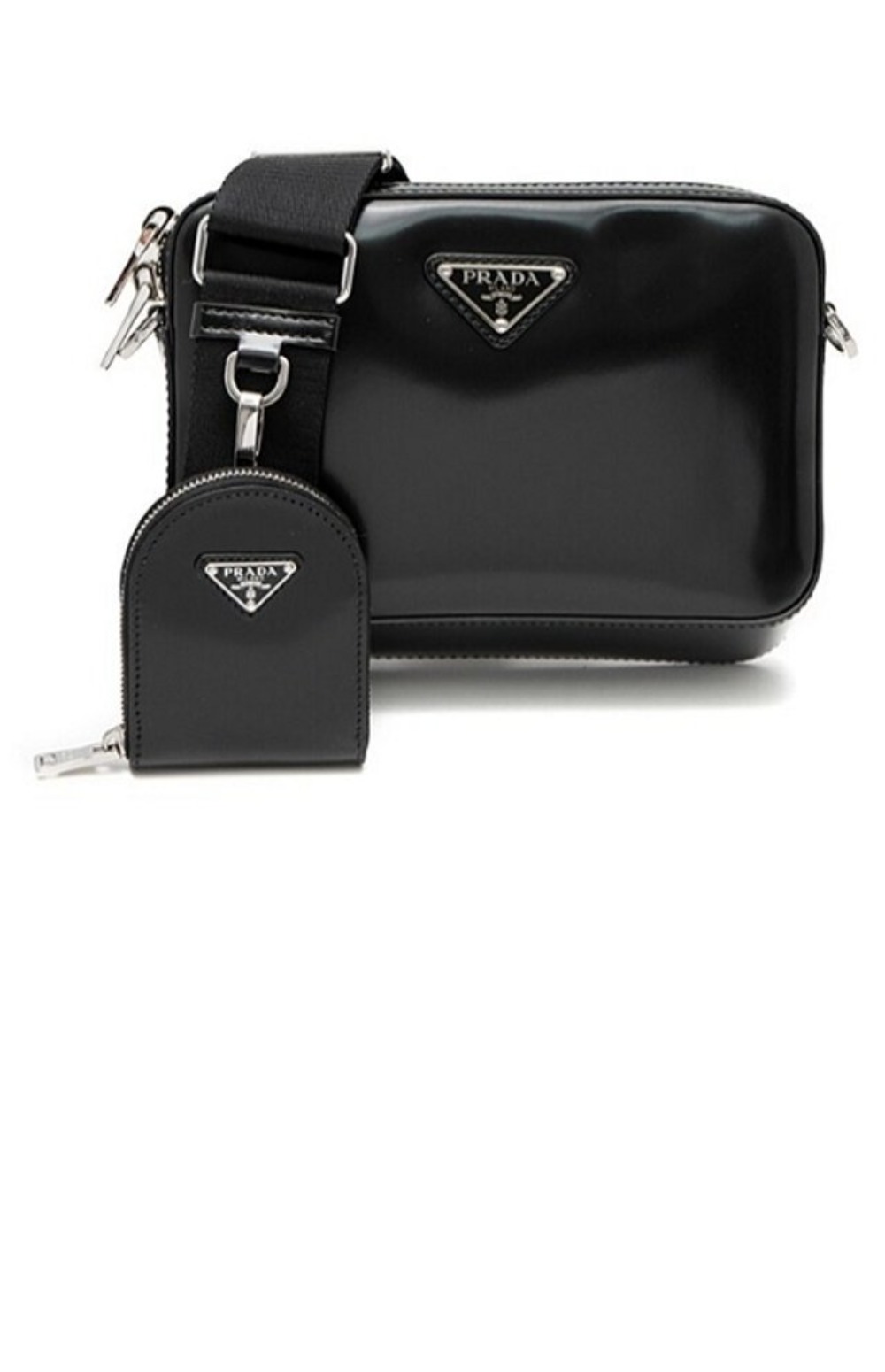 프라다 가죽 숄더백 1BH180